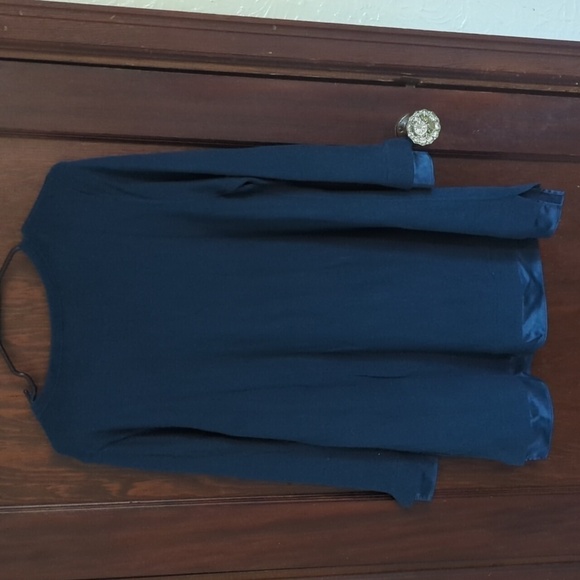 Chico's Teal 3/4 Sleeve Blouse Size XL - Picture 5 of 7